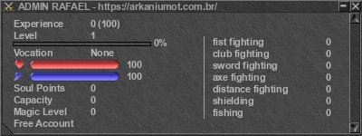 Signature for player ADMIN RAFAEL