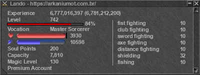 Signature for player Lando