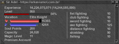 Signature for player Sir Adel