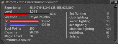 Signature for player Verhex